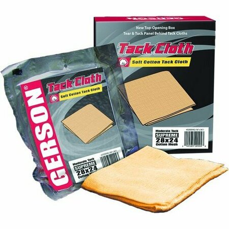 GERSON Tack Cloth, 20x16 Mesh, Standard, High Tack, 12-Count, Case of 12, 144PK 020002R